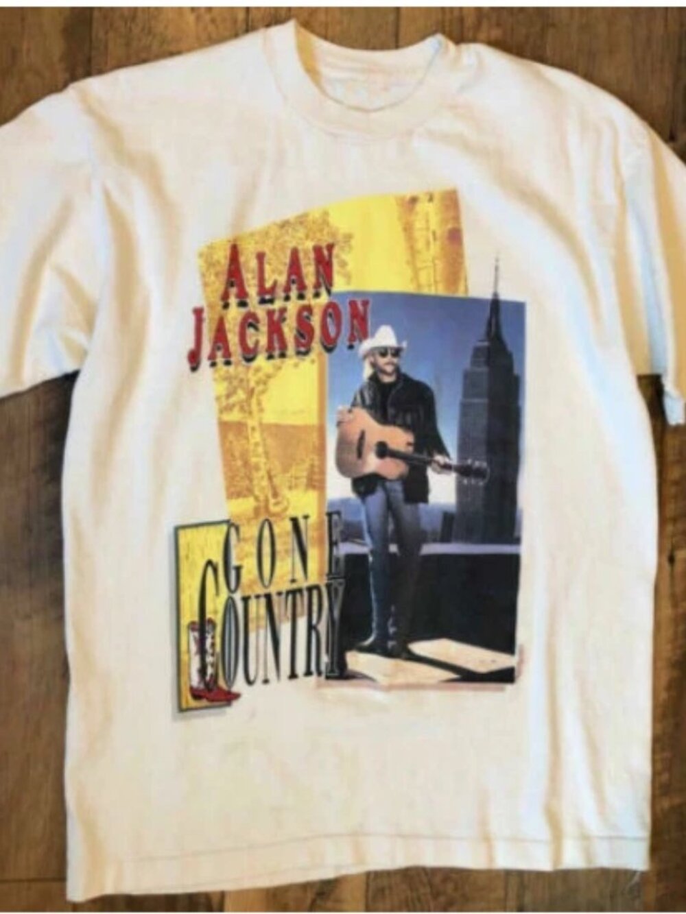 90s Alan Jackson Country Music Band T Shirt.249